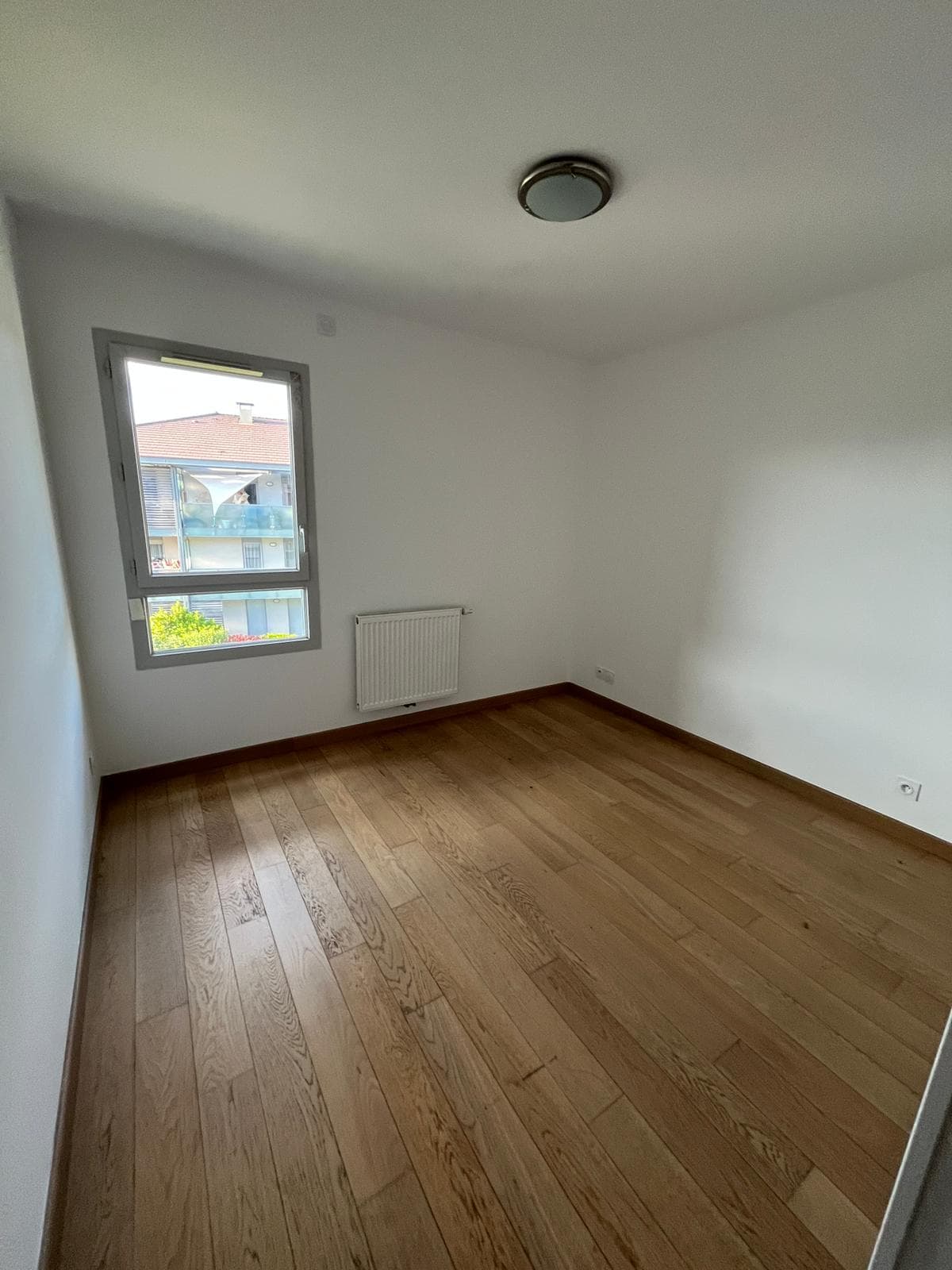Chambre avec parquet chêne